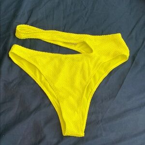 Neon Yellow Bikini Bottom